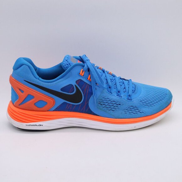 Nike LunarEclipse 4 Mens Sz 13 - Blue / Orange 629682-401 - Picture 7 of 14